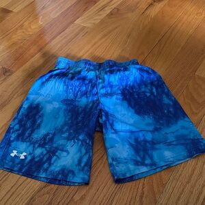 Under Armour Ocean Blue Patterned Shorts